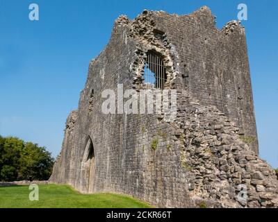 St Quintins Castle auch bekannt als St Quentins Castle und Llanblethian Castle, Llanblethian Cowbridge South Wales Großbritannien Stockfoto