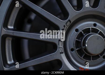 Le Mans, Frankreich. September 2020. Rad während der Abnahme der 2020 24 Stunden von Le Mans, 7. Lauf der 2019... Kredit: Gruppo Editoriale LiveMedia/Alamy Live Nachrichten Stockfoto