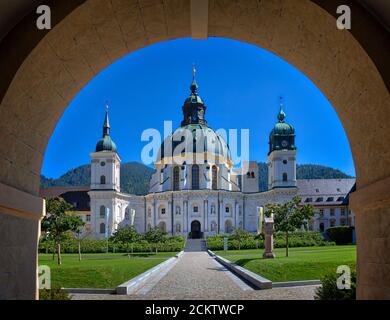 DE - BAYERN: Kloster Ettal bei Oberammergau Stockfoto