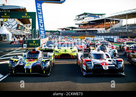 Le Mans, Frankreich. September 2020. 07 Conway Mike (gbr), Kobayashi Kamui (jpn), Lopez Jos. Kredit: Gruppo Editoriale LiveMedia/Alamy Live Nachrichten Stockfoto