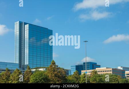 Anadarko besaß moderne Wolkenkratzer in den Woodlands, Texas. Stockfoto