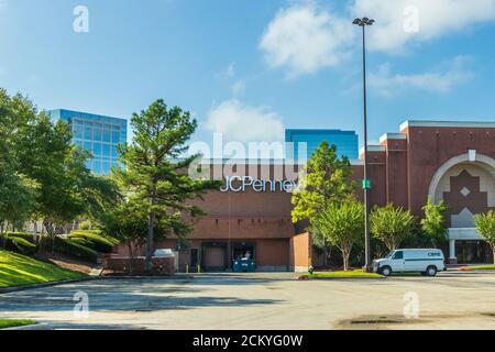 Kaufhäuser in der Woodlands Mall in The Woodlands, Texas. Stockfoto