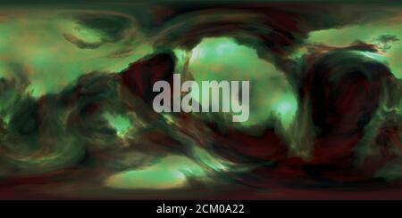 3D-Rendering der Nebelwolke im tiefen Raum Stockfoto