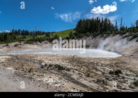 Mud Volcano Area, Yellowstone-Nationalpark Stockfoto