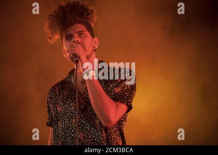 Bologna, Italien. September 2020. Die Bolognese Westfalia, Gewinner der zweiten Ausgabe von "Freschissimo", dem Tutto Molto Bello Wettbewerb, eröffnete das Konzert von Giorgio Canali. (Foto: Carlo Vergani/Pacific Press) Quelle: Pacific Press Media Production Corp./Alamy Live News Stockfoto