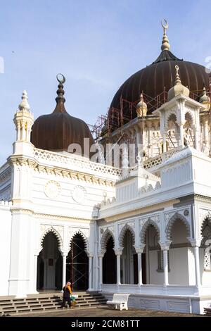 Architektonisches Detail der Zahir Moschee in Kedah, Malaysia Stockfoto