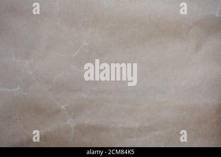 Alte Papier Textur Hintergrund, Papier Vintage Hintergrund, Braun zerknittert Papier Textur. Hohe Auflösung Stockfoto