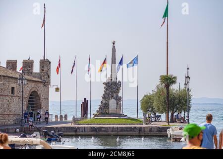 Blick auf Dogana Veneta in Lazise, Italien 4 Stockfoto