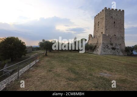 Arpino, Italien - 16. September 2020: Die Akropolis der Antike Stockfoto