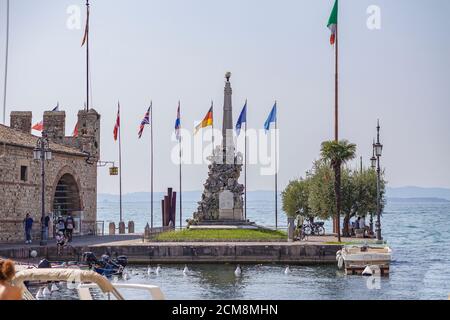 Blick auf Dogana Veneta in Lazise, Italien 3 Stockfoto