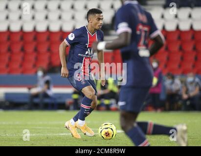 Colin Dagba von PSG während der französischen Meisterschaft Ligue 1 Fußballspiel zwischen Paris Saint-Germain (PSG) und FC Metz am 16. September 2020 im Parc d Stockfoto