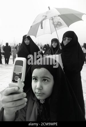 Teheran, Iran - Februar 11,2008 : die Islamische Revolution im Iran 1979 war.die Feier der Islamischen Revolution des Iran wird jedes Jahr organisiert. Stockfoto