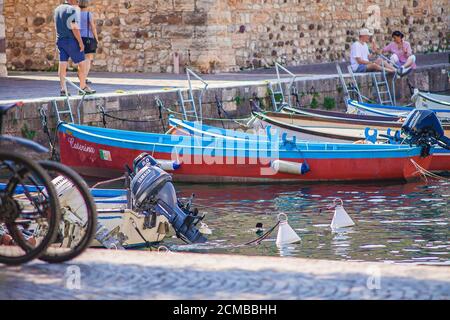 Blick auf Dogana Veneta in Lazise, Italien 2 Stockfoto