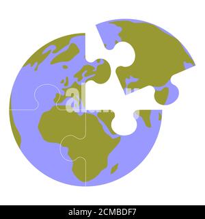 Erdkugel Set 013 Stockfoto