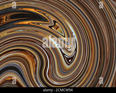 Mehrfarbiger abstrakter flüssiger Hintergrund. Farbenfroher geometrischer Hintergrund. Flüssige Formen Zusammensetzung. Stockfoto