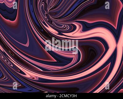 Mehrfarbiger abstrakter flüssiger Hintergrund. Farbenfroher geometrischer Hintergrund. Flüssige Formen Zusammensetzung. Stockfoto