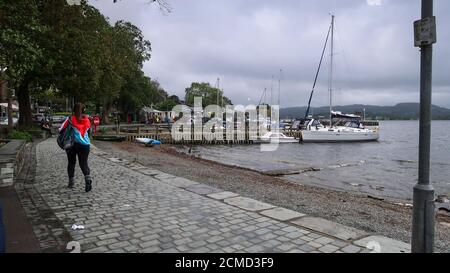 Waterhead Lake Windermere Jettys Stockfoto