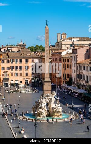 Piazza Navona, Rom, Latium, Italien Stockfoto