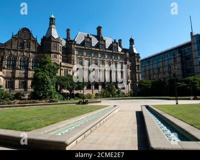 Sheffield Town Hall, Sheffield, South Yorkshire, England, Großbritannien. Stockfoto