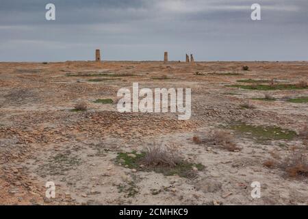 Moschee, Dehistan, Mashhad-e Mirsriyyan, Balkan-Region, Turkmenistan Stockfoto