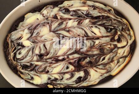 Süße Brownie Dessert hausgemachte bereit zu essen Stockfoto