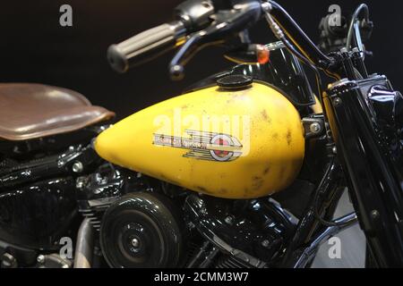 Verona/Italien - 01 18 2020 : Motor Bike Expo Event Custom motorbike Stockfoto