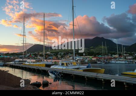Föderation von St. Kitts und Nevis Stockfoto