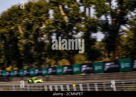 Le Mans, Frankreich. September 2020. 34 Binder Ren. (aut), Smiechowski Jakub (pol.), Isaakyan Matevos (rus), Inter Europol Competition, Ligier JS P217-Gibson, Aktion während der freien Trainings der 2020 24 Stunden von Le Mans, 7. Lauf der FIA-Langstrecken-Weltmeisterschaft 2019-20 auf dem Circuit des 24 Heures du Mans, vom 16. Bis 20. September, 2020 in Le Mans, Frankreich - Foto Francois Flamand / DPPI Kredit: LM/DPPI/Francois Flamand/Alamy Live News Stockfoto