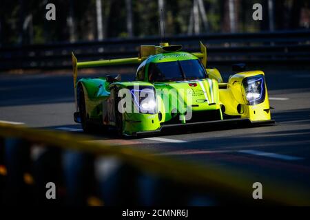 Le Mans, Frankreich. September 2020. 34 Binder Ren. (aut), Smiechowski Jakub (pol.), Isaakyan Matevos (rus), Inter Europol Competition, Ligier JS P217-Gibson, Aktion während der freien Trainings der 2020 24 Stunden von Le Mans, 7. Lauf der FIA-Langstrecken-Weltmeisterschaft 2019-20 auf dem Circuit des 24 Heures du Mans, vom 16. Bis 20. September, 2020 in Le Mans, Frankreich - Foto Xavi Bonilla / DPPI Kredit: LM/DPPI/Xavi Bonilla/Alamy Live News Stockfoto