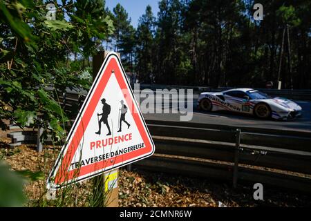 Le Mans, Frankreich. September 2020. Ambiente während der freien Trainingseinheiten der 2020 24 Stunden von Le Mans, 7. Runde der 2019-20 FIA-Langstrecken-Weltmeisterschaft auf dem Circuit des 24 Heures du Mans, vom 16. Bis 20. September 2020 in Le Mans, Frankreich - Foto Xavi Bonilla / DPPI Kredit: Lm/DPPI/Xavi Bonilla/Alamy Live News Stockfoto