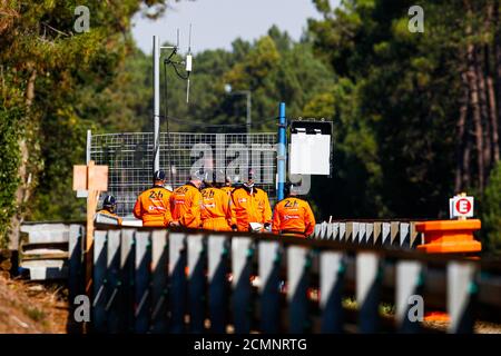 Le Mans, Frankreich. September 2020. Ambiente, Kommissar während der freien Trainingseinheiten der 2020 24 Stunden von Le Mans, 7. Lauf der FIA-Langstrecken-Weltmeisterschaft 2019-20 auf dem Circuit des 24 Heures du Mans, vom 16. Bis 20. September 2020 in Le Mans, Frankreich - Foto Xavi Bonilla / DPPI Kredit: Lm/DPPI/Xavi Bonilla/Alamy Live News Stockfoto