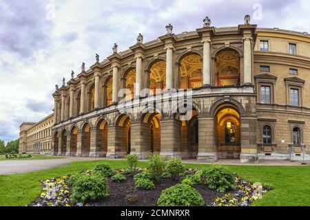 Munich City Skyline bei Residenz München, München, Deutschland Stockfoto