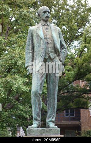 Josiah Conder Denkmal - Hongo Campus, die Universität von Tokio Stockfoto