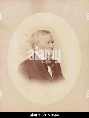 Joseph Albert Richard Wagner um 1870. Stockfoto