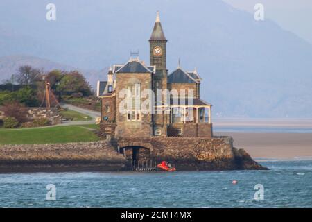 Haus mit Aussicht Stockfoto