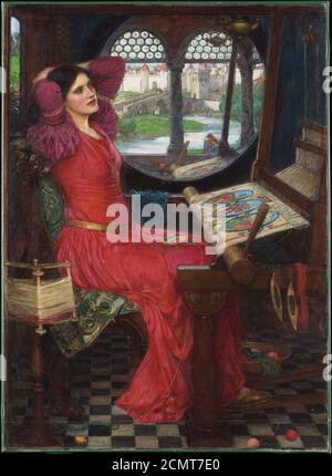 John William Waterhouse - Ich bin halb krank von Schatten, sagte die Dame von SchalottFXD. Stockfoto