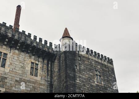 Haus der Herzöge von Bragança, Nationaldenkmal, Guimarães, Portugal Stockfoto