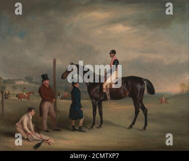 John Ferneley - Euxton, mit John White Up, im Heaton Park Stockfoto