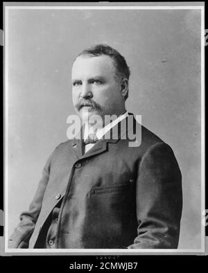 John Mills Allen, demokratischen Kongressabgeordneten von Mississippi, mit Kopf und Schultern im Porträt, mit leicht nach links Stockfoto