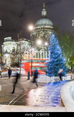 Weihnachtsbaum, Cheapside Stockfoto