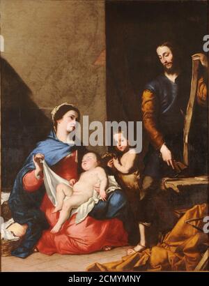 Jose de Ribera, el Espanoleto - die Heilige Familie Stockfoto