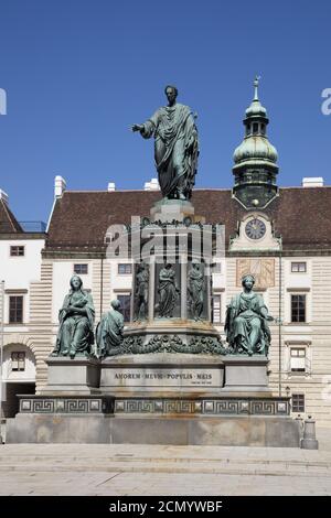 Denkmal des Imperators Franz I., Wien, Österreich, Europa Stockfoto