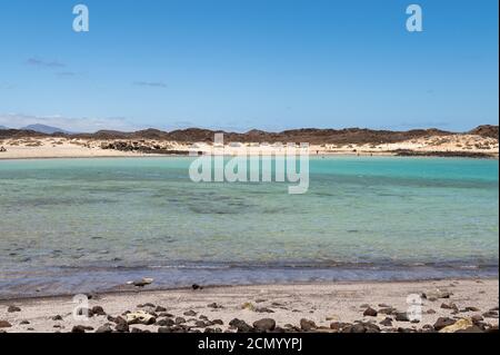 Lobos Insel Stockfoto