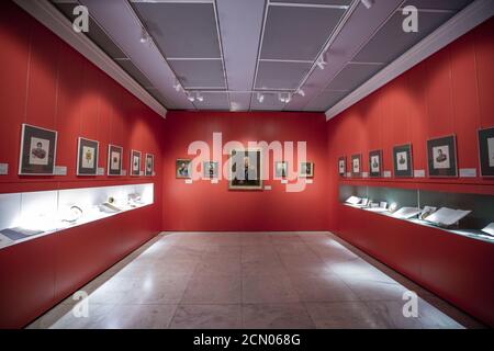 Schlacht von Borodino. Museum-Panorama in Moskau. Russland Stockfoto