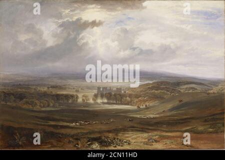 Joseph Mallord William Turner - Raby Castle, dem Sitz des Earl of Darlington Stockfoto