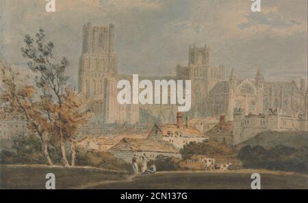 Joseph Mallord William Turner - Blick auf Ely Kathedrale Stockfoto