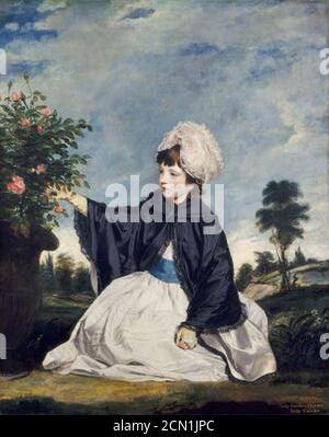 Joshua Reynolds - Lady Caroline Howard. Stockfoto