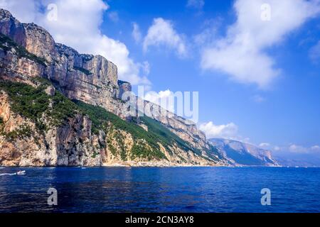 Strand von Cala Goloritze in Orosei Golf, Sardinien, Italien Stockfoto