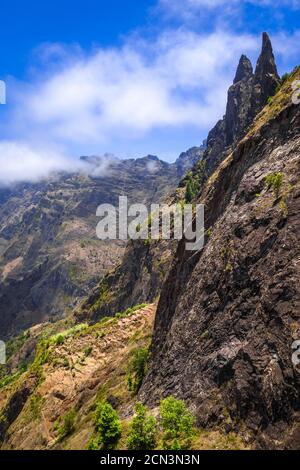Paul Valley Landschaft auf der Insel Santo Antao, Kap Verde Stockfoto