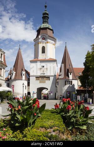 Steiner Tor bei Krems an der Donau Stockfoto